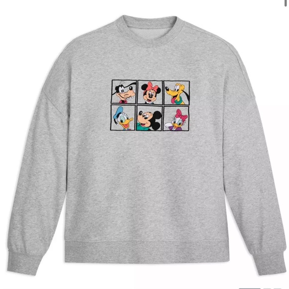 (SOLD) Mickey and Friends Crewneck Sweatshirt - Women’s Large - Picture 2 of 5